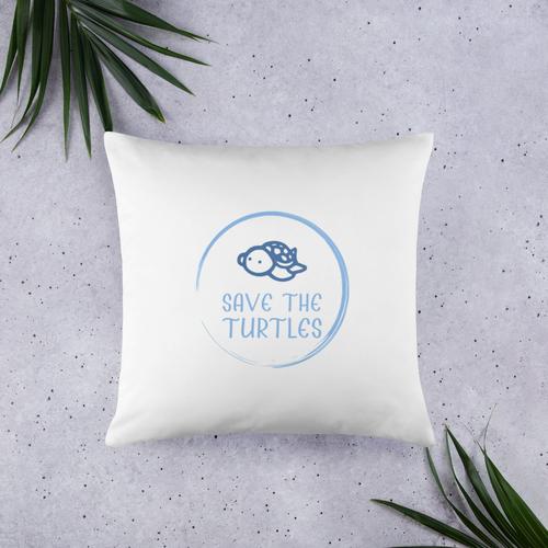 Save the Turtles Eco-Friendly Accent Pillow