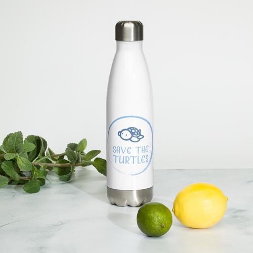 Save the Turtles Eco-Friendly Stainless Steel Water Bottle